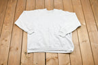 Vintage 1980s Blank Raglan Crewneck Sweatshirt