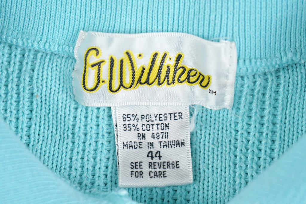 Vintage 1980s G Williker Polo Sweatshirt