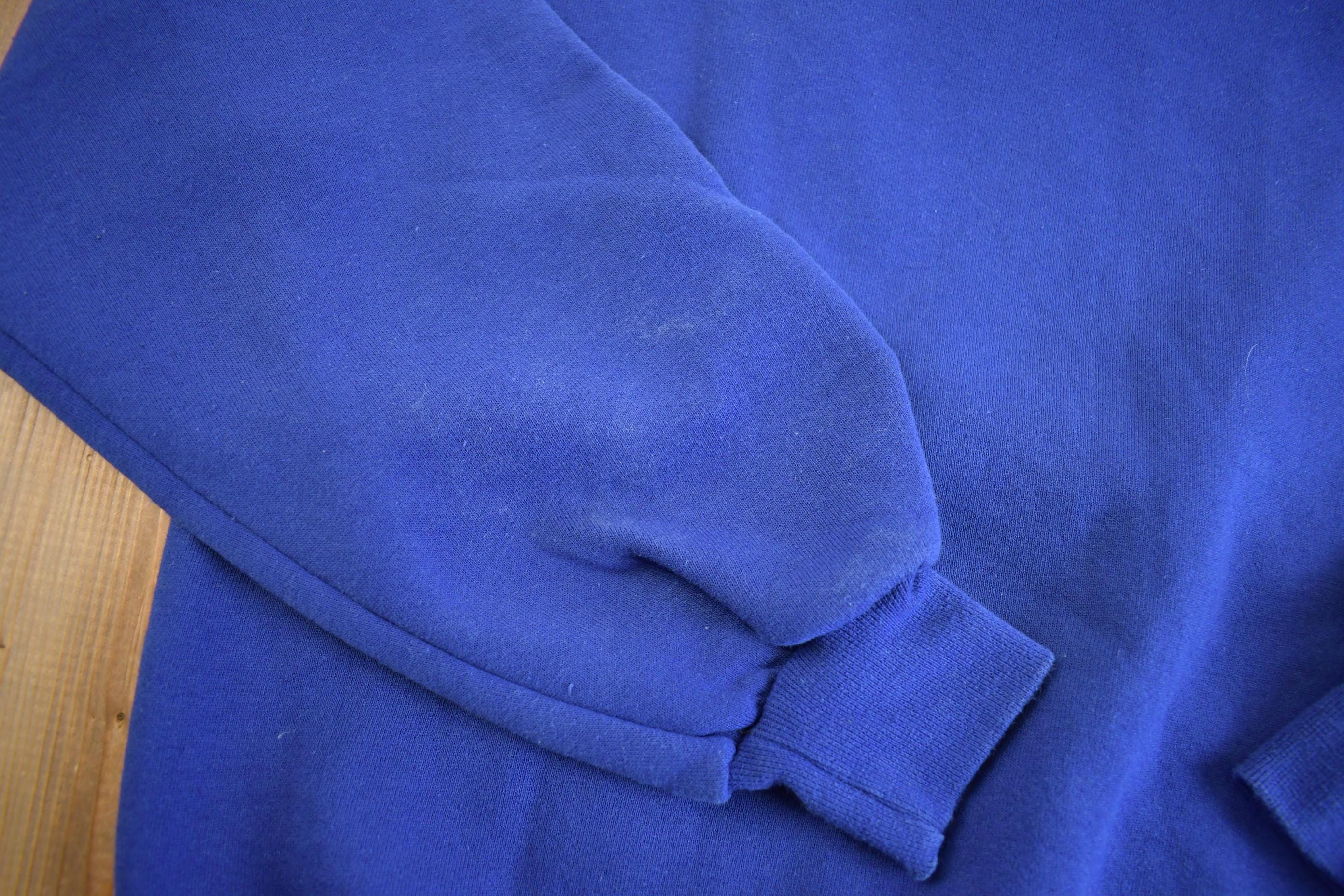 Vintage 1990s Russel Blank Crewneck Sweatshirt Made In USA - Large