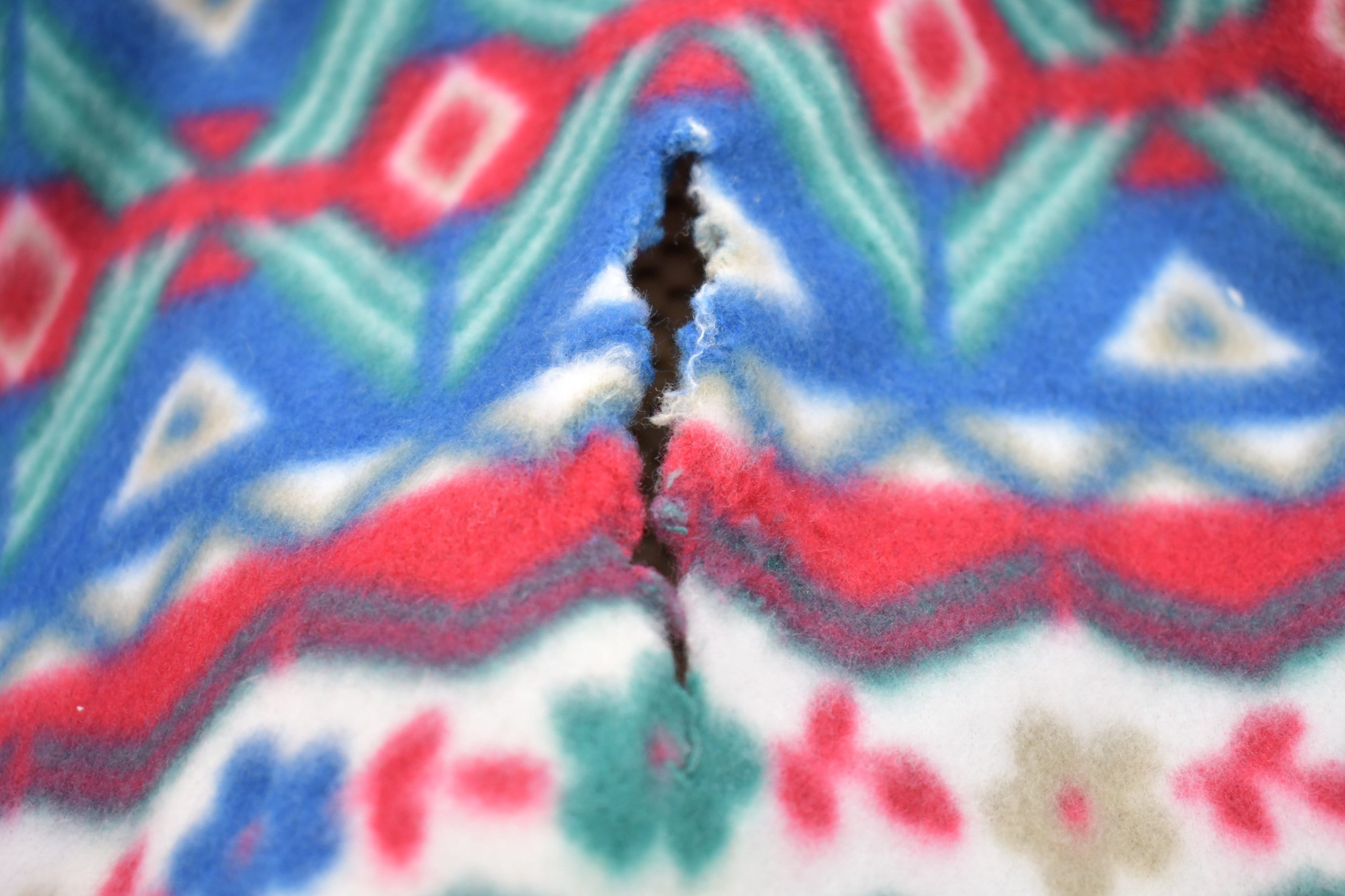 Vintage 1990s Alfred Dunner Patterned Fleece Sweater