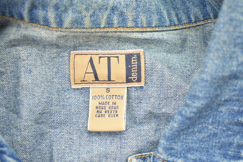 Vintage 1980s AT Denim Jean Jacket