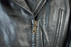 Vintage 1990s Wilson Thinsulate Motorcycle Leather Biker Jacket Adult Large