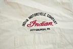 Vintage 1990s Indian Motorcycle Company Pittsburgh Button Up Shirt