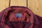 Vintage 1960s Pendleton Wool Flannel Trail Shirt Men's Large /