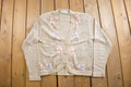 Vintage 1990s Floral Pattern Cardigan Sweater