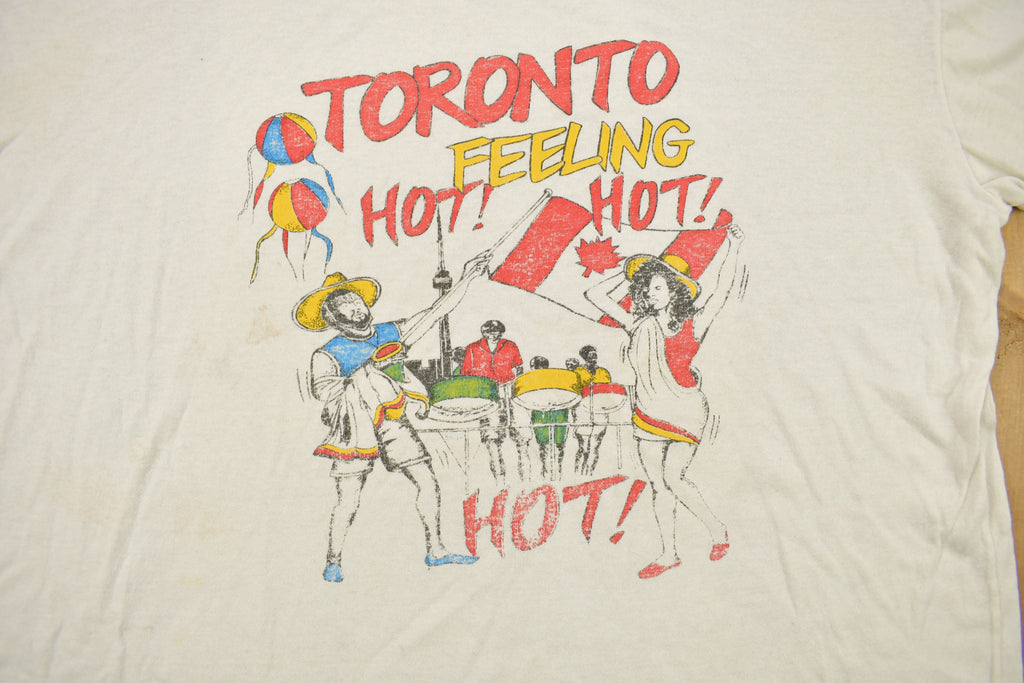 Vintage 1980s Toronto Canada Graphic Souvenir T Shirt
