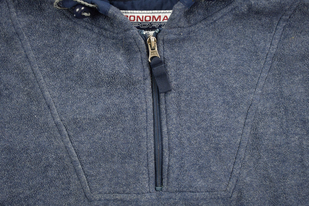 Vintage 1990s Sonoma Sport Quarter Zip Hoodie