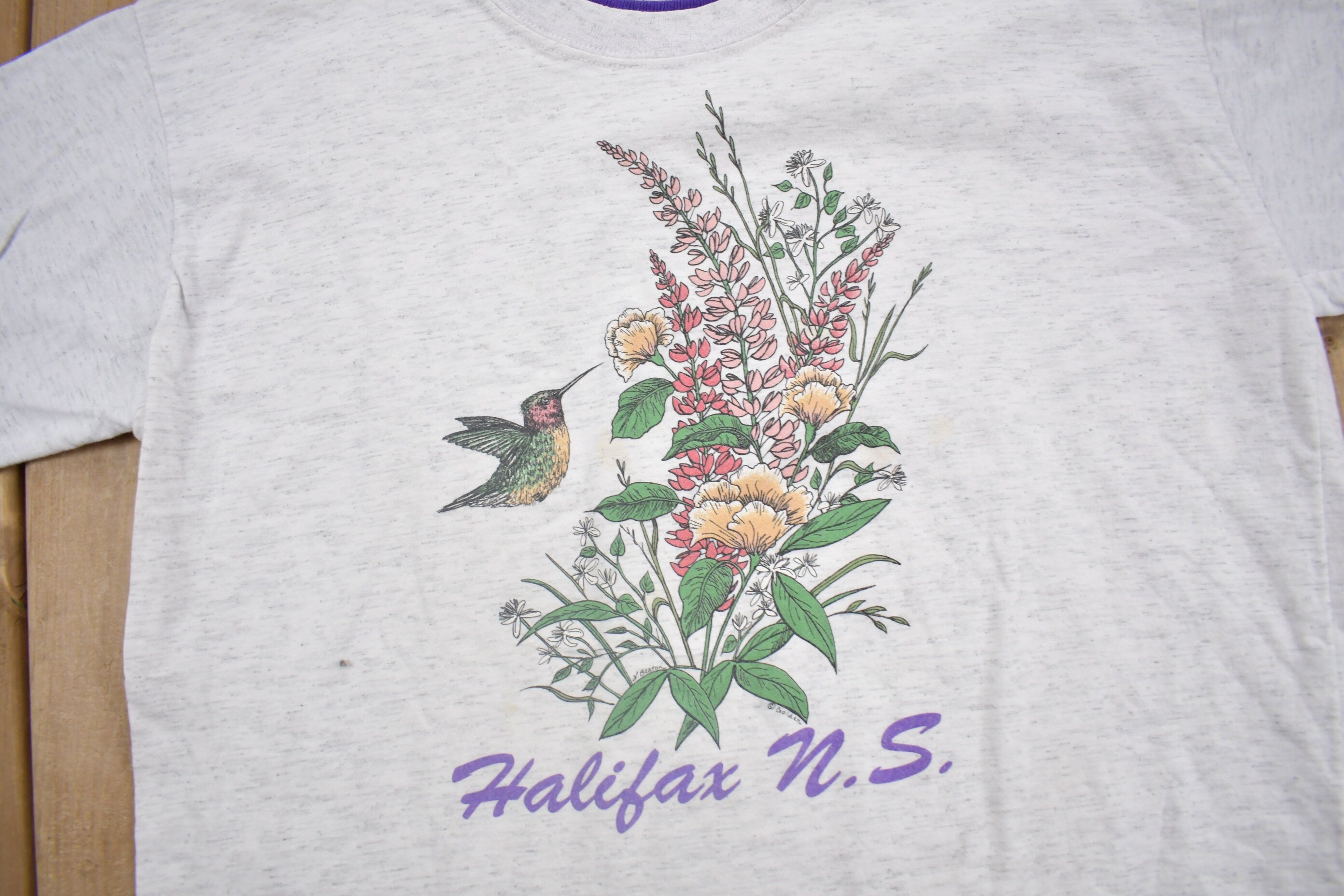 Vintage 1980s Halifax Nova Scotia Souvenir T Shirt