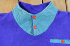 Vintage 1980s Eastern Mountain Sports EMS T Snap Fleece Sweater Men's XL /