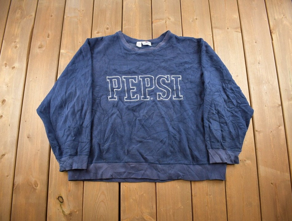 Vintage 1990s Pepsi Graphic Crewneck Sweatshirt