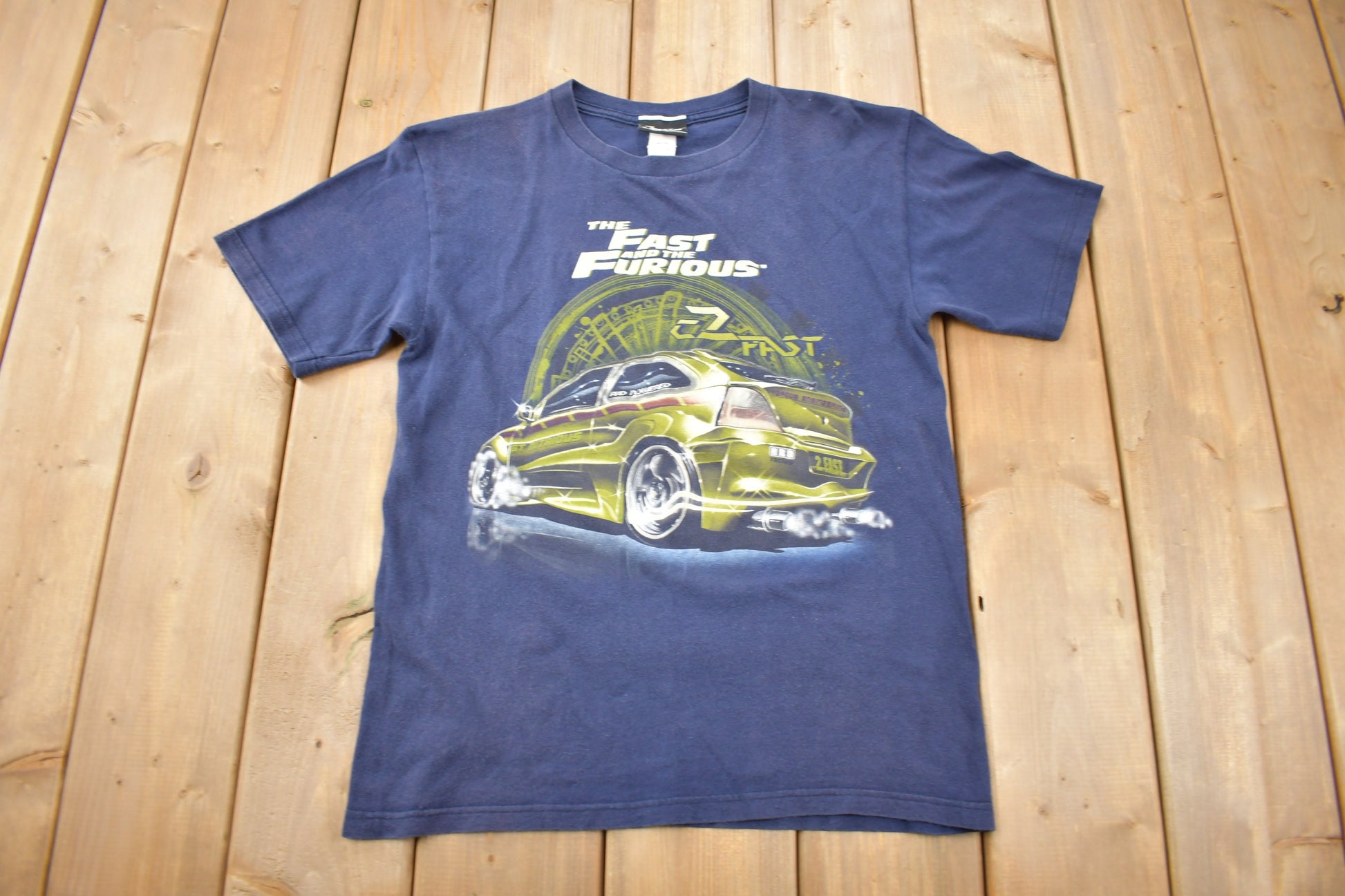 Vintage 2003 The Fast And The Furious 2 Fast Movie Promo T-shirt