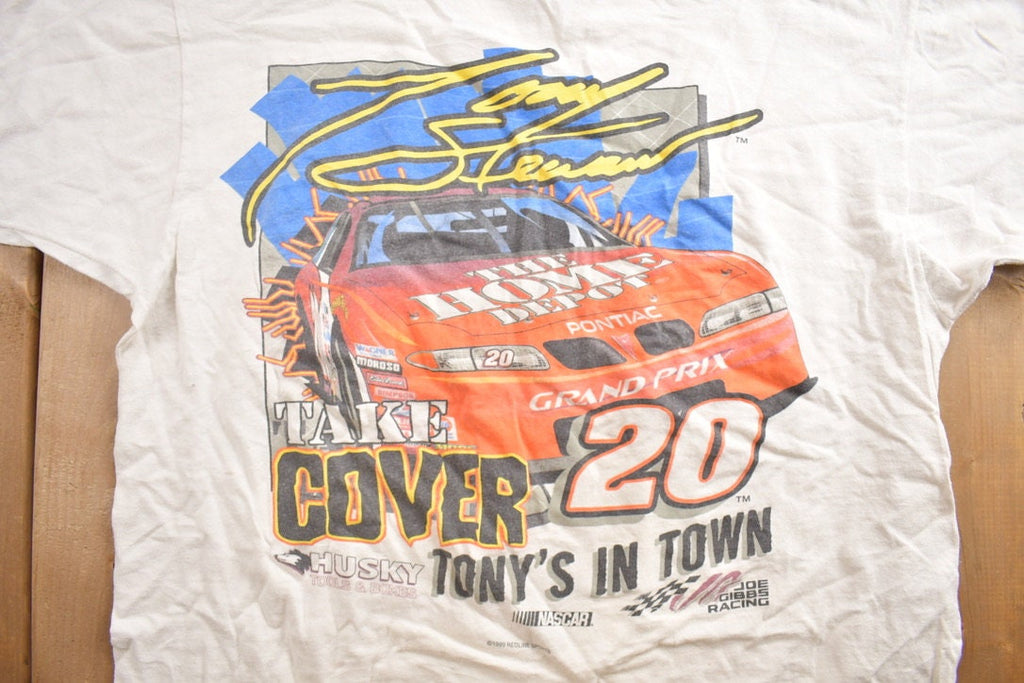 Vintage 1990s Tony Stewart NASCAR Racing T-Shirt