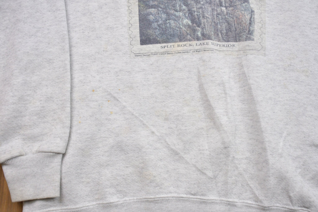 Vintage 1990s Split Rock, Lake Superior Crewneck Sweatshirt