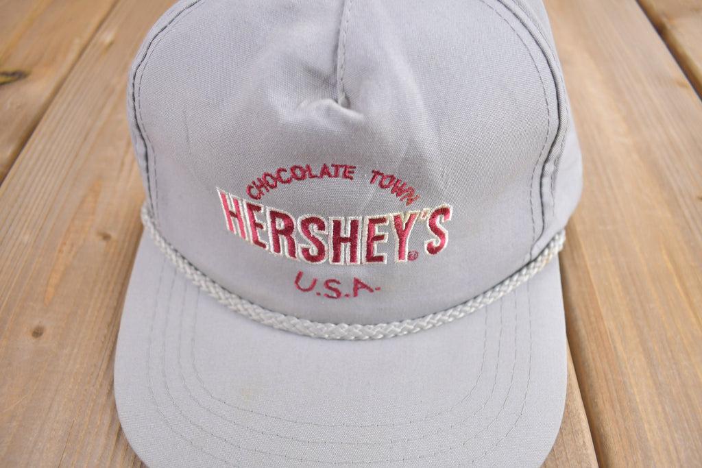 Vintage 1990s Hersheys Chocolate Town USA Snap Back Hat