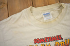Vintage 1990s Drunk Moose Funny Graphic T Shirt  Vintage T Shirt  Streetwear  Graphic Tee  Drunk Mistakes