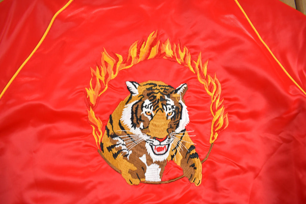 Vintage 1986 Shrine Circus Satin Jacket