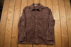 Vintage 1990s Cowboy Style Heavy Blank Button Up Shirt