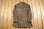 Vintage 1990s Full Length Suede Jacket