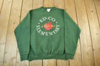 Vintage 1990s Ed-Co Elementary Crewneck Mens Medium