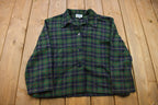 Vintage 1990s Rear Ends Plaid Button Up Women's Shirt