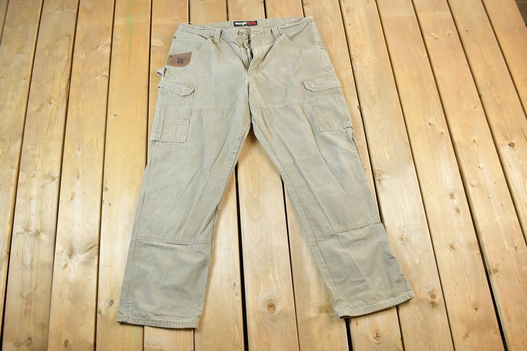 Vintage Y2K Wrangler Riggs Workwear Denim Work Jeans Size 38 x 32