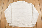 Vintage 1990s Woodland Embroidered Knit Crewneck Sweater
