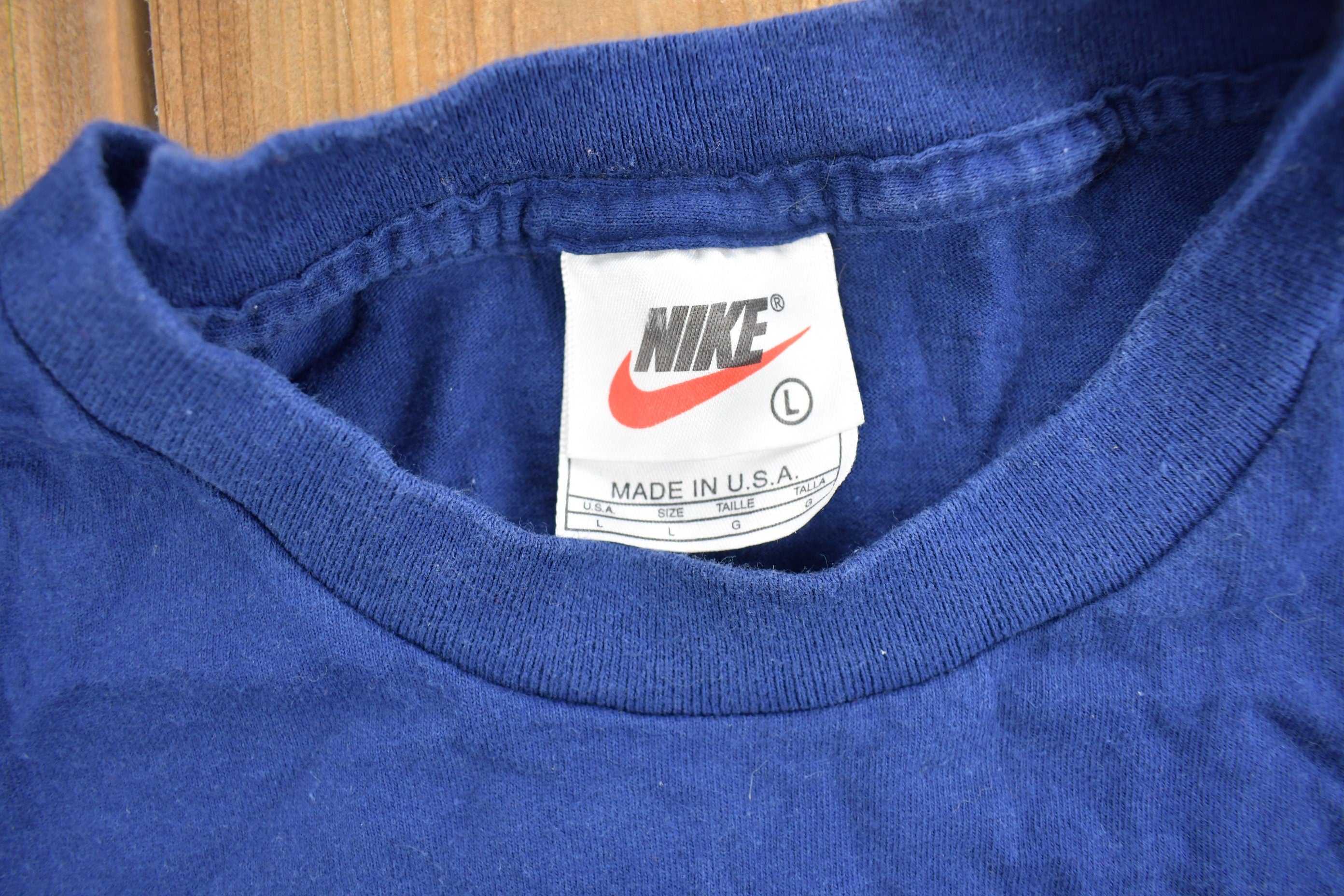 Vintage 1990s Nike Big Swoosh Graphic T-Shirt