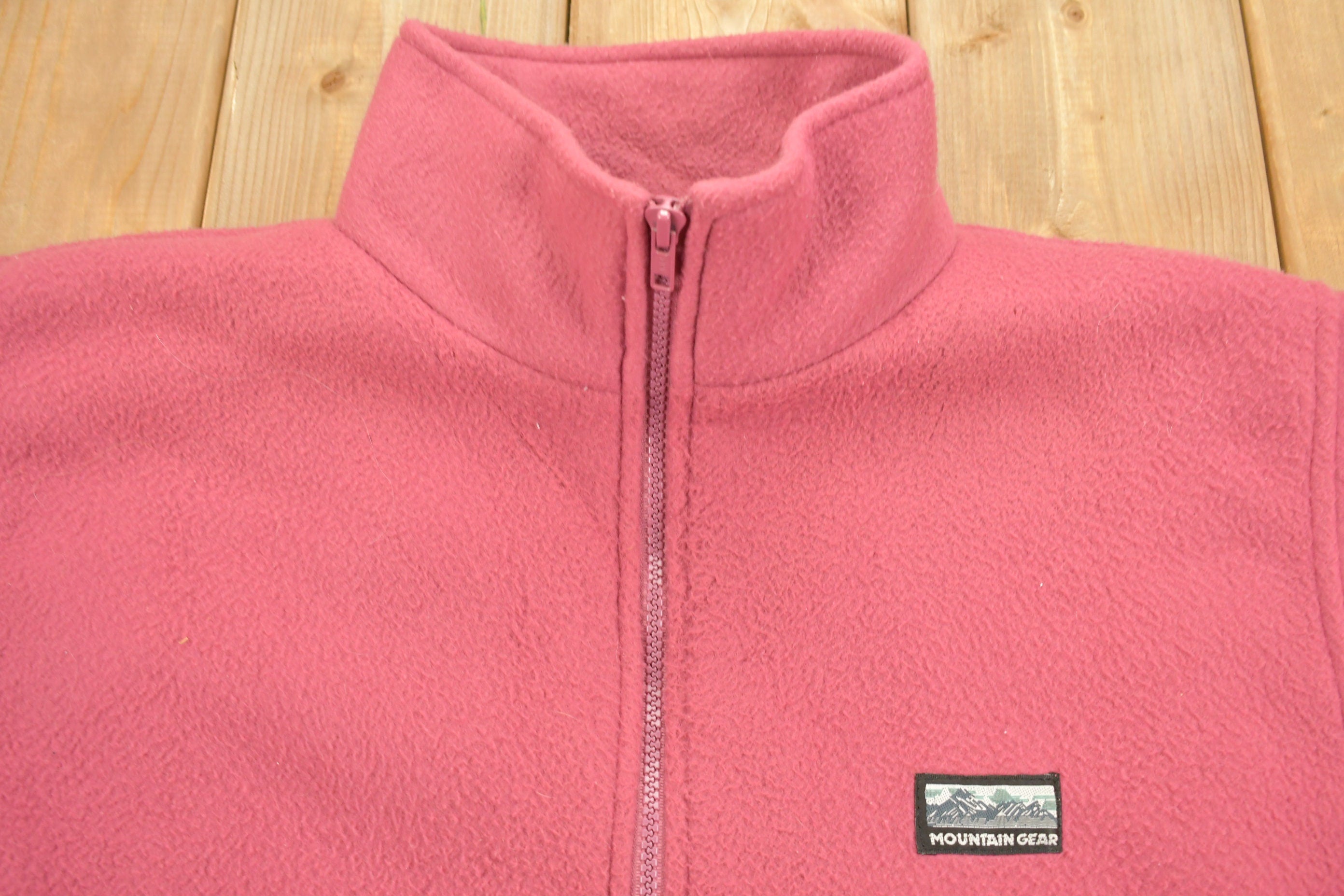Vintage 1990s Mountain Gear Full Zip Fleece Sweatshirt