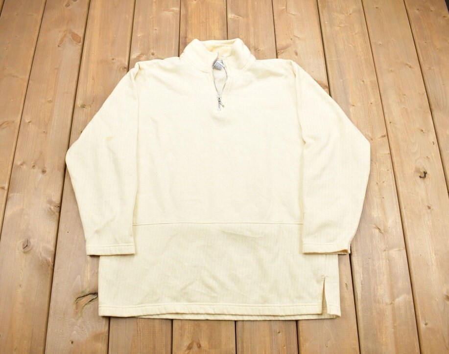 Vintage 1990s Blank 'Jennifer Moore' White Crewneck Sweatshirt