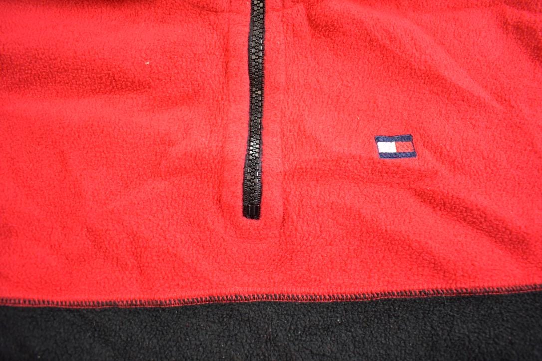Vintage 1990s Tommy Hilfiger Fleece Zip Up Sweater