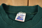 Vintage 1990s BVD Green Blank Crewneck Sweatshirt