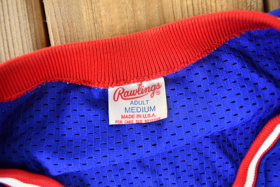 Vintage 1990s Rawlings Blank NFL Football Jersey Size 48
