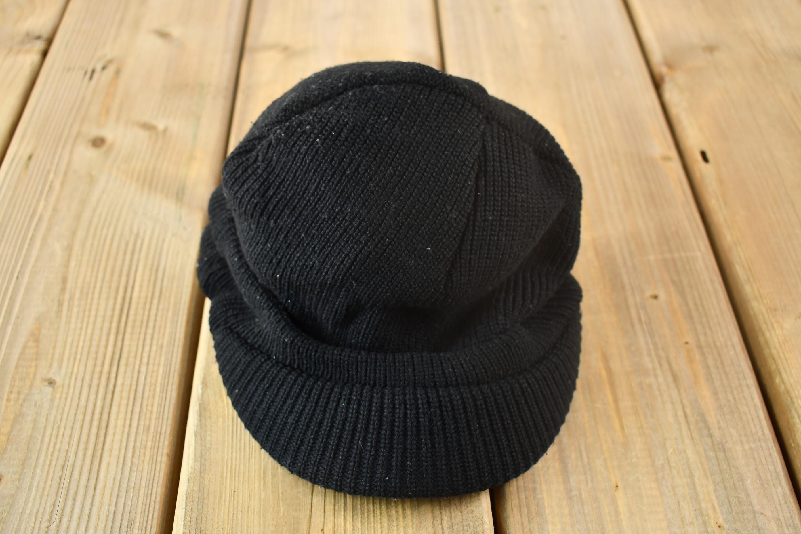 Vintage 1990s Kangol Sliced Peak Beanie Hat One Size
