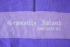 Vintage 1990s Vancouver Canada Granville Island Heavy Cotton Quarter Zip Souvenir Crewneck Sweatshirt