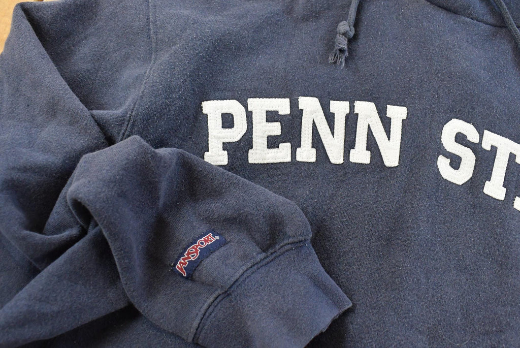 Vintage Y2K University Penn State Hoodie Sweatshirt Men's S / NCAA College Spellout / Y2K Heavyweight Collegiate Sweater