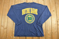 Vintage 1990s University Of Notre Dame Long Sleeve T-Shirt
