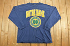 Vintage 1990s University Of Notre Dame Long Sleeve T-Shirt