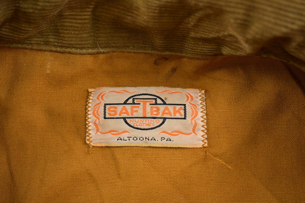 Vintage 1980s Saftbak Hunting Canvas Blazer Jacket