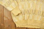 Vintage 1990s Pale Yellow Jantzen Knit Sweater