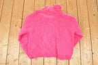 Vintage 1980s John Bull Hand Loomed Knit Cardigan Sweater Women's L