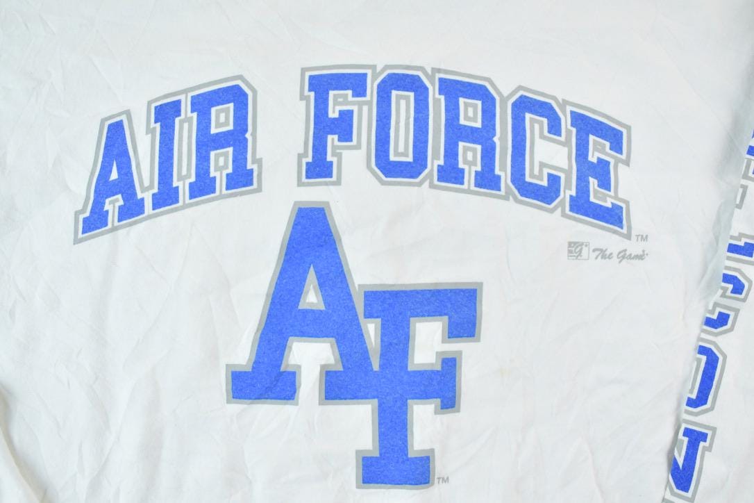 Vintage 1990s Air Force Falcons University Collegiate The Game Crewneck