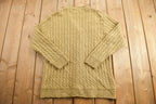 Vintage 1990s Cable knit Knitted Cardigan Sweater