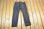 Vintage 1990s Levi Strauss 501 Red Tab Button Fly Denim Jeans Size 33 x 32