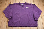 Vintage 1990s Drummond Island Embroidered Made In USA Henley Sweatshirt