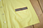 Vintage 1960s Marti Acosta King Louie Button Up Bowler Shirt
