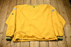 Vintage 1990s Green Bay Packers NFL Pro Line Champion Pullover Windbreaker Jacket