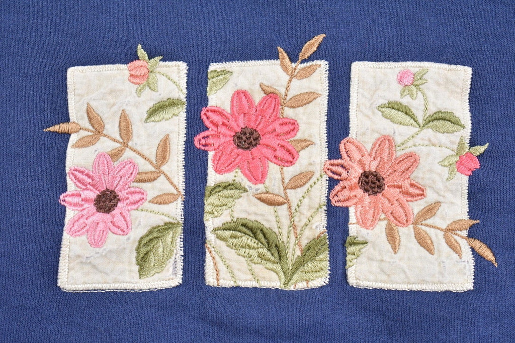 Vintage 1990s Floral Crewneck Sweatshirt