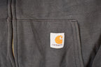 Vintage Y2K Distressed Carhartt Jim Poet Full Zip Hoodie Sweatshirt Men's L