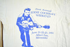 Vintage 1990s Eddie Cochran Graphic T-Shirt Men's Medium  Vintage Country Music Tee  Large Print Graphic T-Shirt