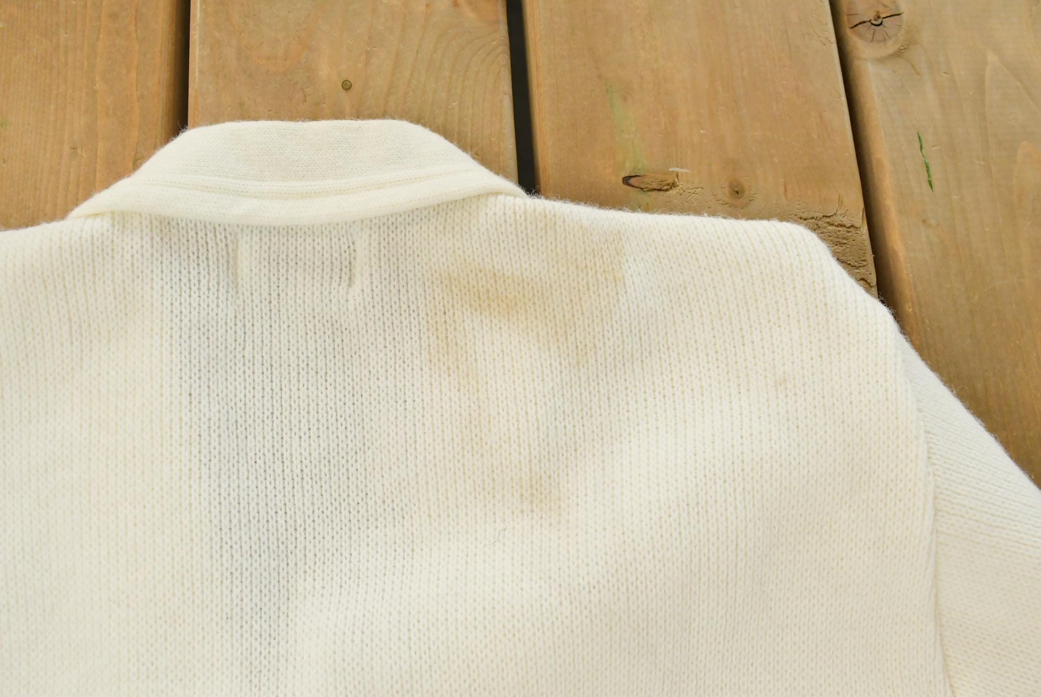 Vintage 1980s East Ten Collegiate Knit Cardigan Sweater Men's Large